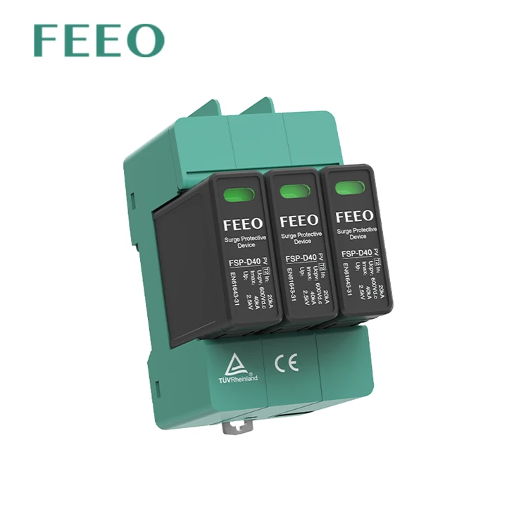 3P 1000VDC T2 Surge Protective Device