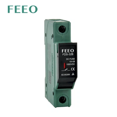 מחזיק נתיך סולארי DC עם אור ללא פיוז קישור 10X38 32 Amp1000V